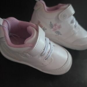 ❤️‍🔥NEW❤️‍🔥Stride Rite White & Pink Floral Toddler Sneakers